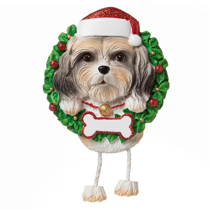 OR1712-ST - Shih Tzu (Pure Breed) Personalized Christmas Ornament