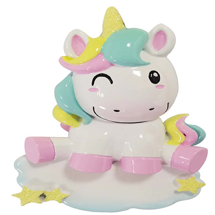 OR2241 - Unicorn Personalized Christmas Ornament