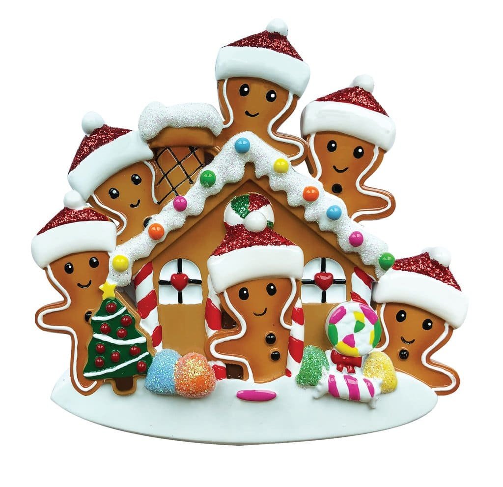 OR1872-6 Gingerbread Family