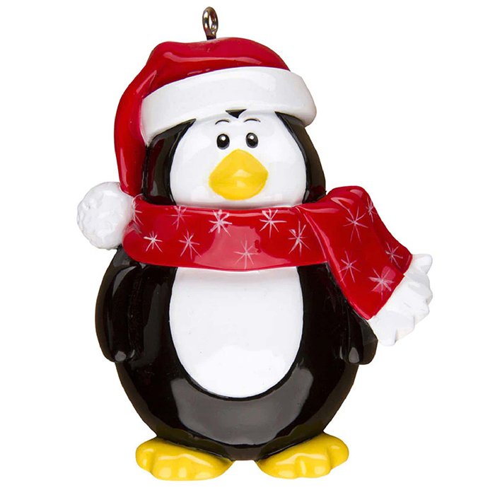 OR1310 - Penguin Character Personalized Christmas Ornament