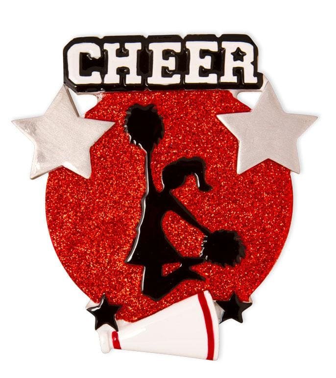 OR1625-R - Cheer Is Life Silhouette (Red)