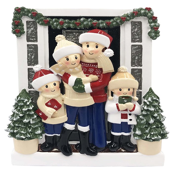 OR2026-4 - Farm House Family Personalized Christmas Ornament