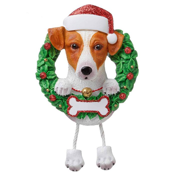 OR1712-JR - Jack Russell (Pure Breed) Personalized Christmas Ornament